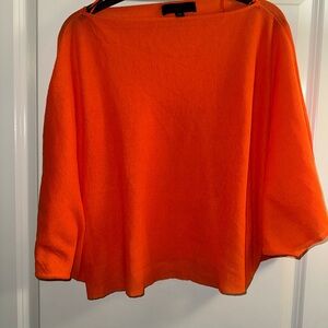 Zara Vibrant Orange Women's Poncho